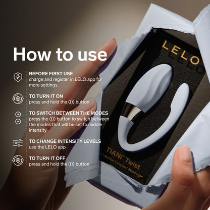 LELO Tiani Twist Couples Massager Lavender