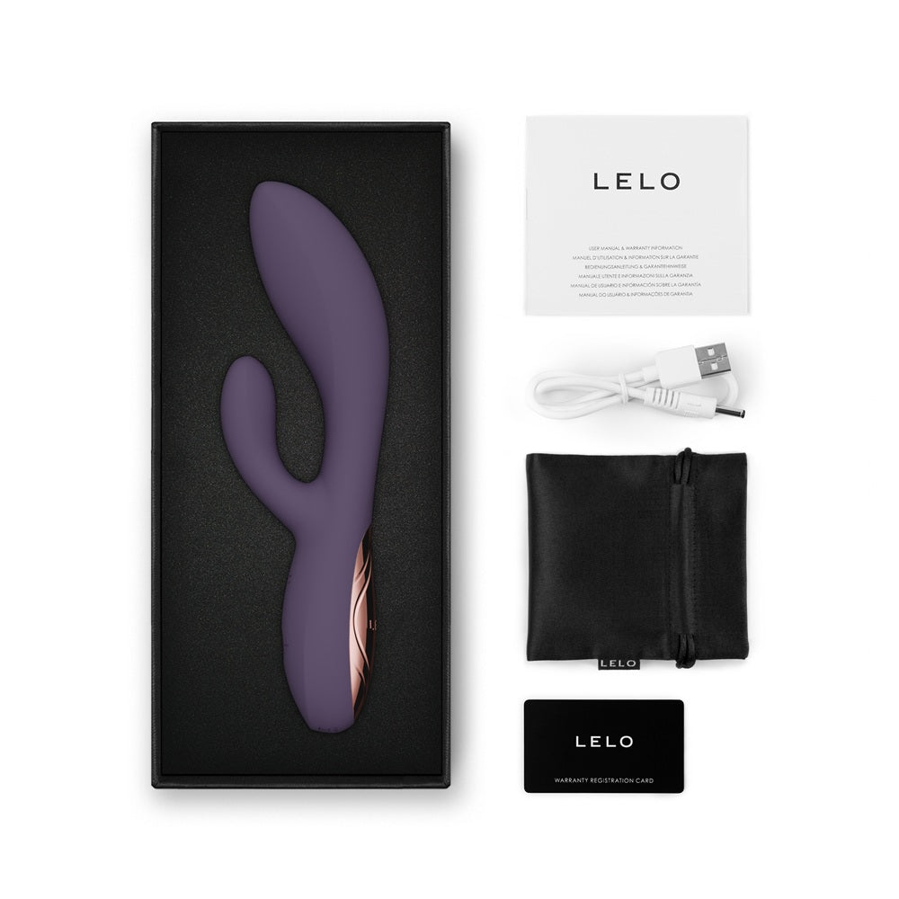 LELO INA Thrust Rabbit Vibrator in Purple Twilight