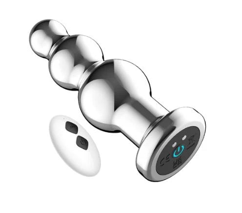 Toosh Remote Controlled Metal Vibrating Anal Beads